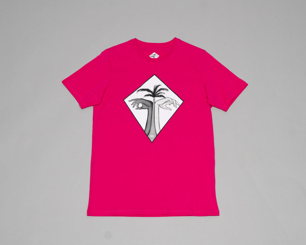 K Original T-shirt Pink Summer Sky